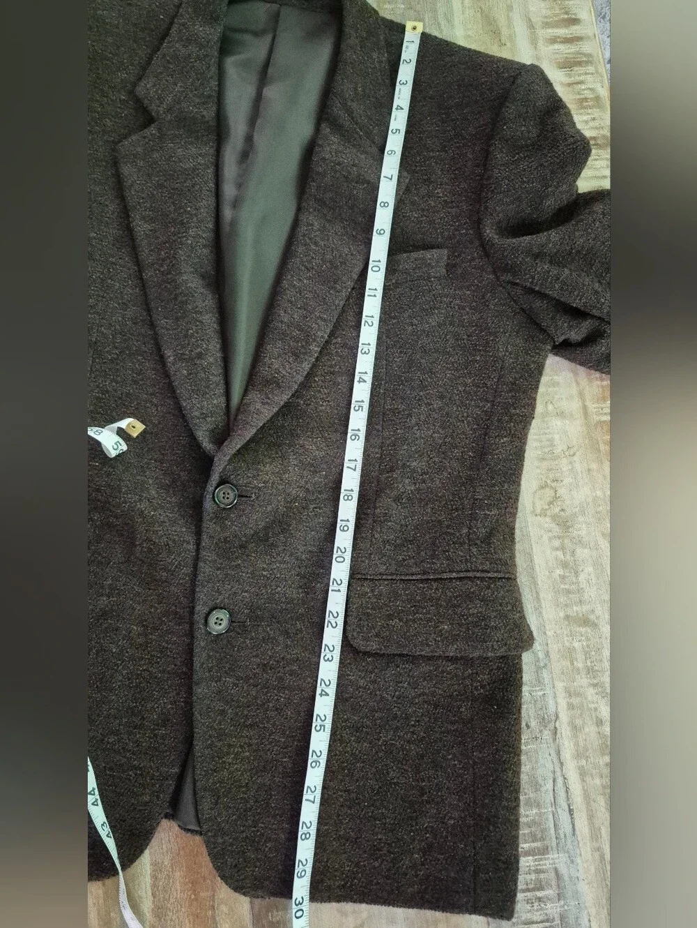 Lanificio Mario Zegna Wool Cashmere Brown Textured Blazer Sport Coat 40R Manstar